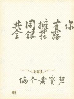 共同拥有你by金银花露