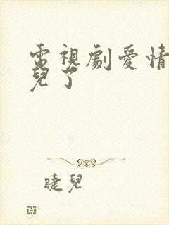 电视剧爱情去哪儿了封面