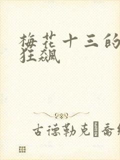 梅花十三的乳液狂飙