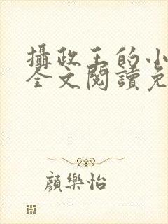 摄政王的小闲妻全文阅读免费