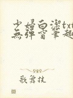 少妇白洁txt无弹窗笔趣阁