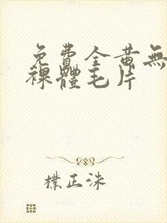 免费全黄无遮挡裸体毛片