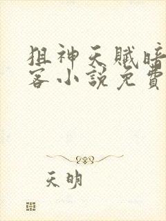 狙神天赋暗影刺客小说免费阅读