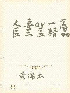 人妻av一区二区三区精品污污