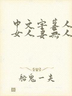 中文字幕人妻熟女人妻无人在线封面