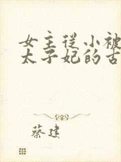 女主从小被定为太子妃的古言