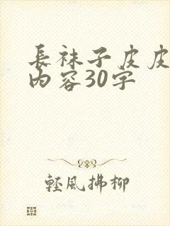 长袜子皮皮主要内容30字