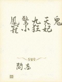 凤惊九天鬼帝溺宠小狂妃