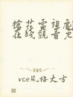 枪花电视剧全集在线观看免费播放封面