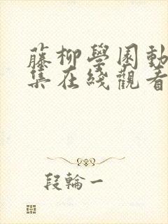 藤柳学园动漫全集在线观看免费