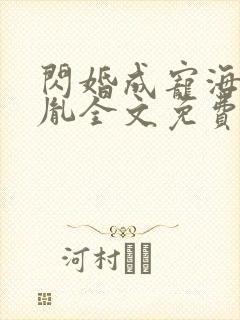 闪婚成宠海彤战胤全文免费阅读