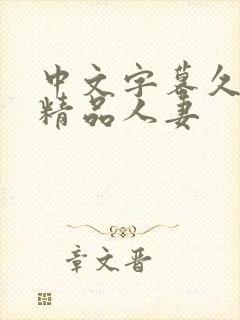 中文字幕久久久精品人妻