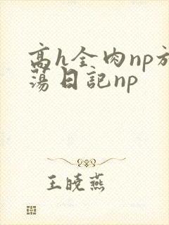 高h全肉np放荡日记np