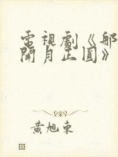 电视剧《那年花开月正圆》全集免费封面