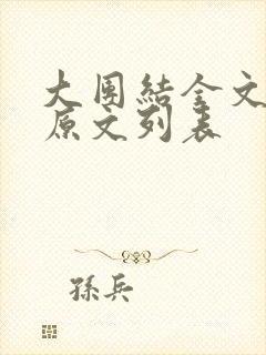 大团结全文阅读原文列表封面