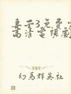 妻子3免费完整高清电视剧