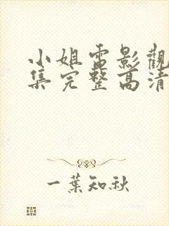 小姐电影观看全集完整高清免费