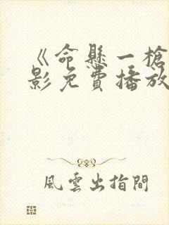 《命悬一枪》电影免费播放