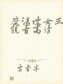 魔法坏女巫免费观看高清封面