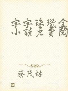 字字珠玑金银花小说免费阅读