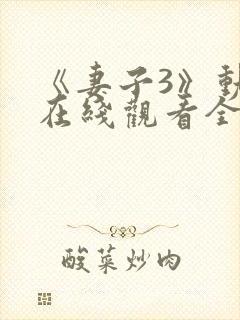 《妻子3》动漫在线观看全集