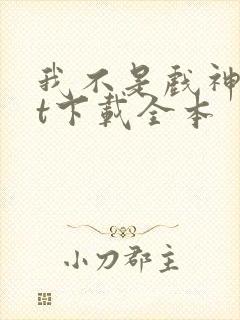 我不是戏神txt下载全本