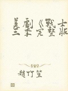 美剧《战士》第三季完整版在线观看