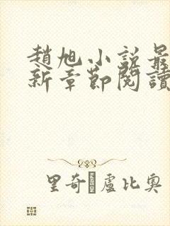 赵旭小说最新更新章节阅读免费