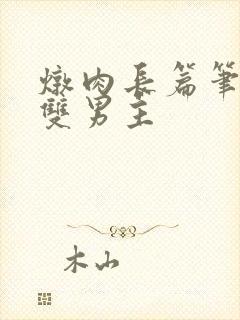 炖肉长篇笔趣阁双男主封面