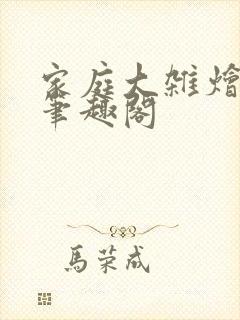 家庭大杂烩小说笔趣阁封面