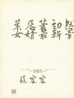 叶辰萧初然上门女婿最新章节