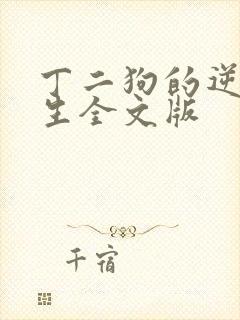 丁二狗的逆袭人生全文版