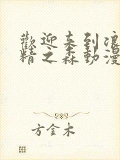 欢迎来到浪荡妖精之森动漫在线观看全集封面