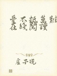 爱不抵万难小说在线阅读