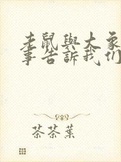 老鼠与大象的故事告诉我们什么道理封面