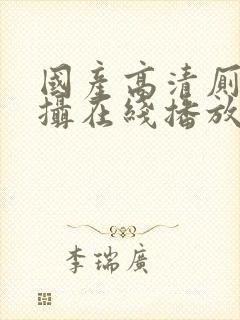 国产高清厕所盗摄在线播放