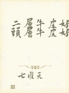 二层牛皮好还是头层牛皮好封面