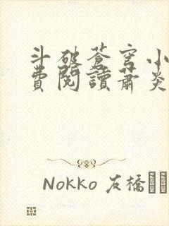 斗破苍穹小说免费阅读萧炎封面