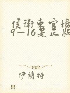 侯卫东官场笔记9—16是正版吗