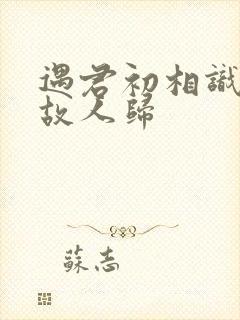 遇君初相识恰似故人归