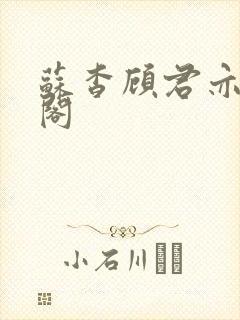 苏杳顾君亦笔趣阁