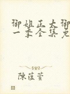 御姐正太御姐第一季全集免费封面