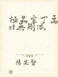 极品家丁禹岩txt无删减