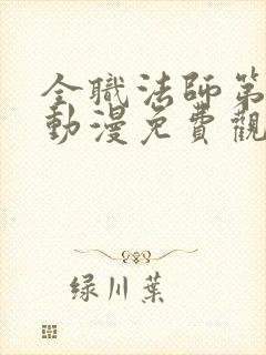 全职法师第六季动漫免费观看全集