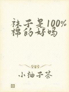 袜子是100%棉的好吗