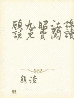 顾九昭江锦禾小说免费阅读最新章节