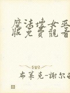 魔法坏女巫国语版免费观看高清