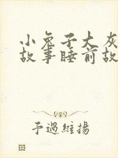 小兔子大灰狼的故事睡前故事封面