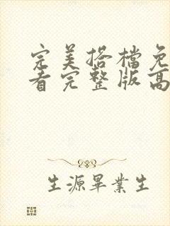 完美搭档免费观看完整版高清