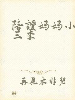 陪读妈妈小说第三季